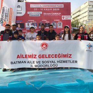 “Okul Destek Projesi” kapsamında hizmet alan çocuklar Batman 3. Gastronomi Fuarında - fotoğraf 1