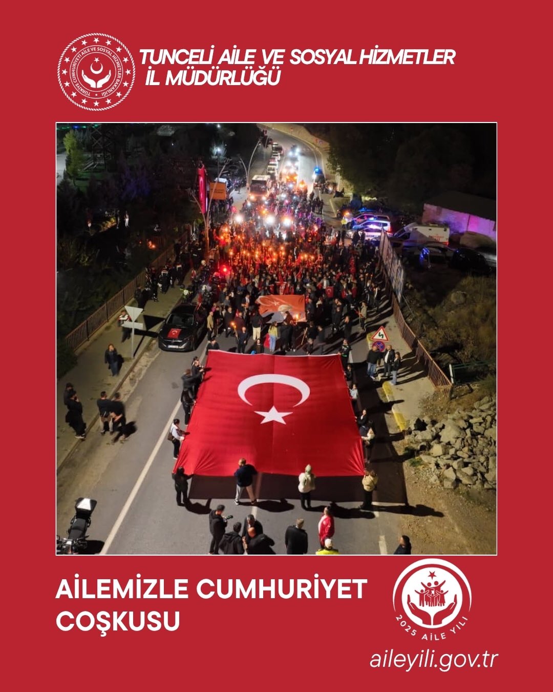 “Ailemizle Cumhuriyet Coşkusu” temalı bülten yayımda