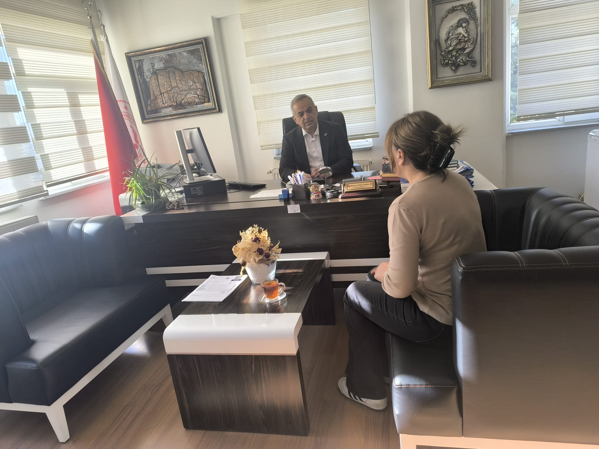 İl Müdürümüz Ömer Faruk ERGÜN tarafından kuruluşlarımıza ziyaret.