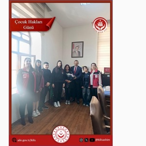 İlimiz Çocuk Hakları Komitesi Üyeleri Valimiz Sayın Tahir ŞAHİN ve Vali Yardımcımız Sayın Murat DEMİRBİLEK’i Ziyaret Etti - fotoğraf 5