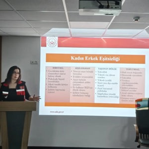 Gençlik ve Spor İl Müdürlüğü Personeline Kadına Yönelik Şiddetle Mücadele Semineri Düzenlendi - fotoğraf 1