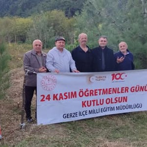 24 Kasım Öğretmenler Günü Anısına Fidan Dikim Etkinliğine Katılım Sağladık - fotoğraf 1