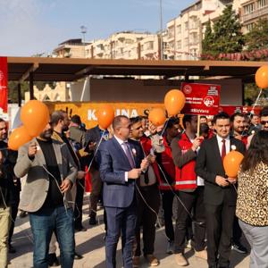 25 Kasım Kadına Yönelik Şiddetle Mücadele Gününde Hep Birlikte Sessiz Çığlık İçin Yürüyüşü 🧡✋🏻 - fotoğraf 17