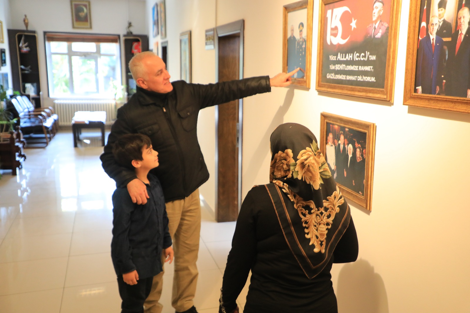 Minik Kahramanımız Yusuf Asaf’tan Garnizon Komutanlığı’na Ziyaret