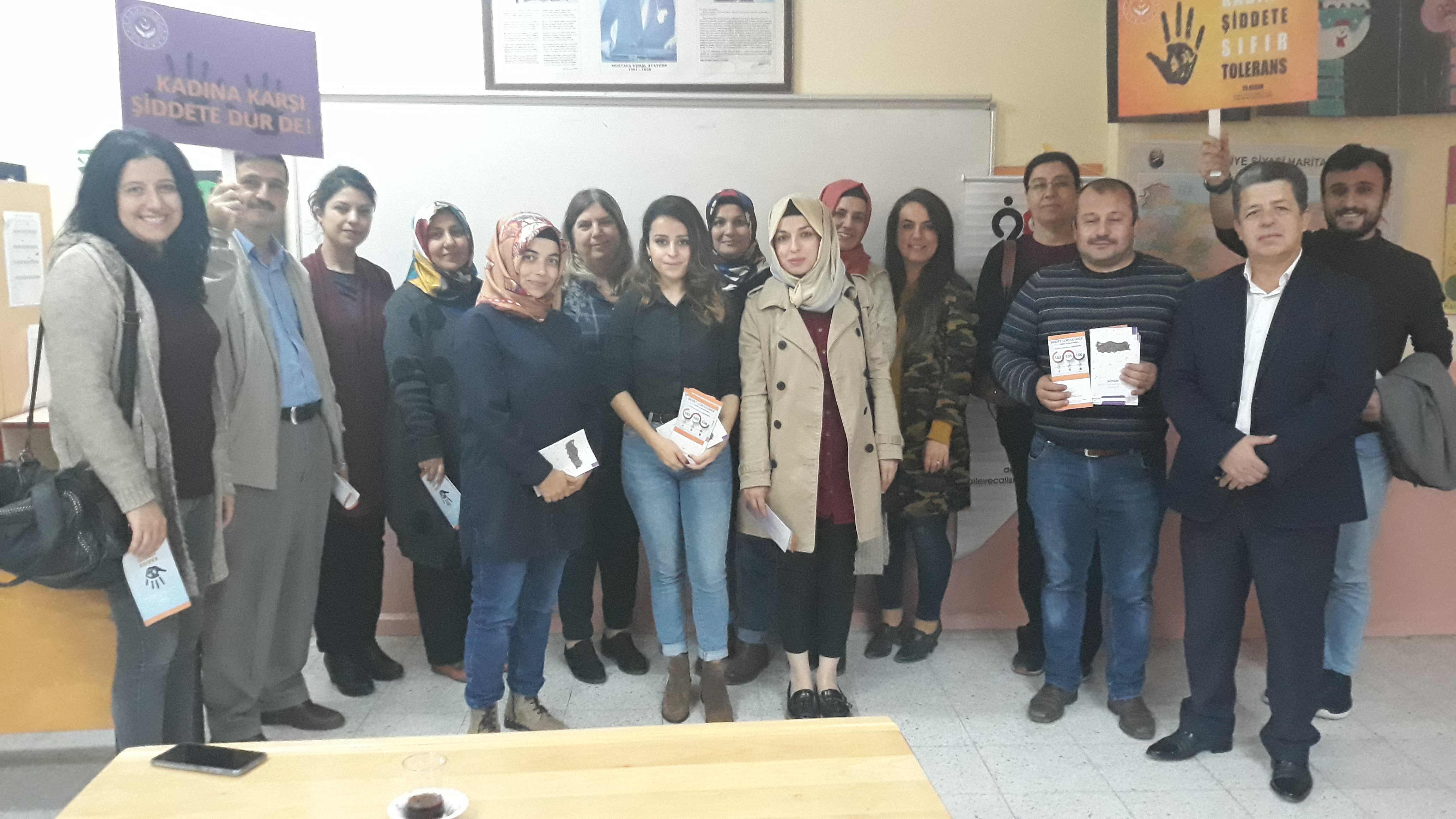 Çocuk ve Kadına Yönelik Şiddetle Mücadele Konulu Eğitim Verildi.