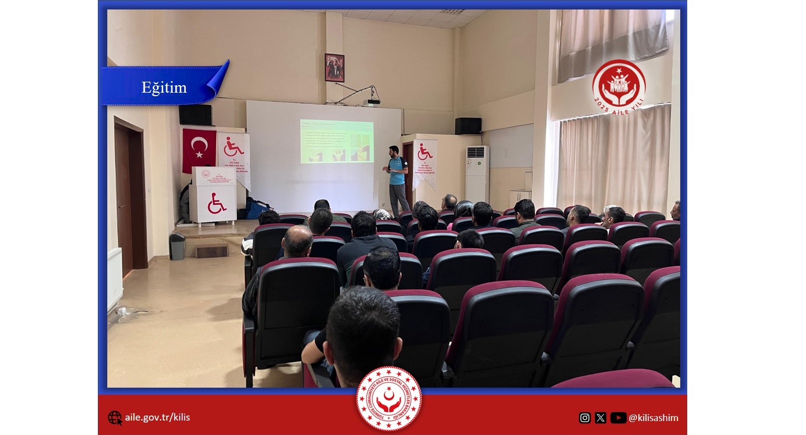 Hacı Salih ve Mine Kara Engelsiz Yaşam Bakım, Rehabilitasyon ve Aile Danışma Merkezi’nde görev yapan personele, İl Sağlık Müdürlüğü eğitmenleri tarafından uygulamalı ilk yardım eğitimi verildi.