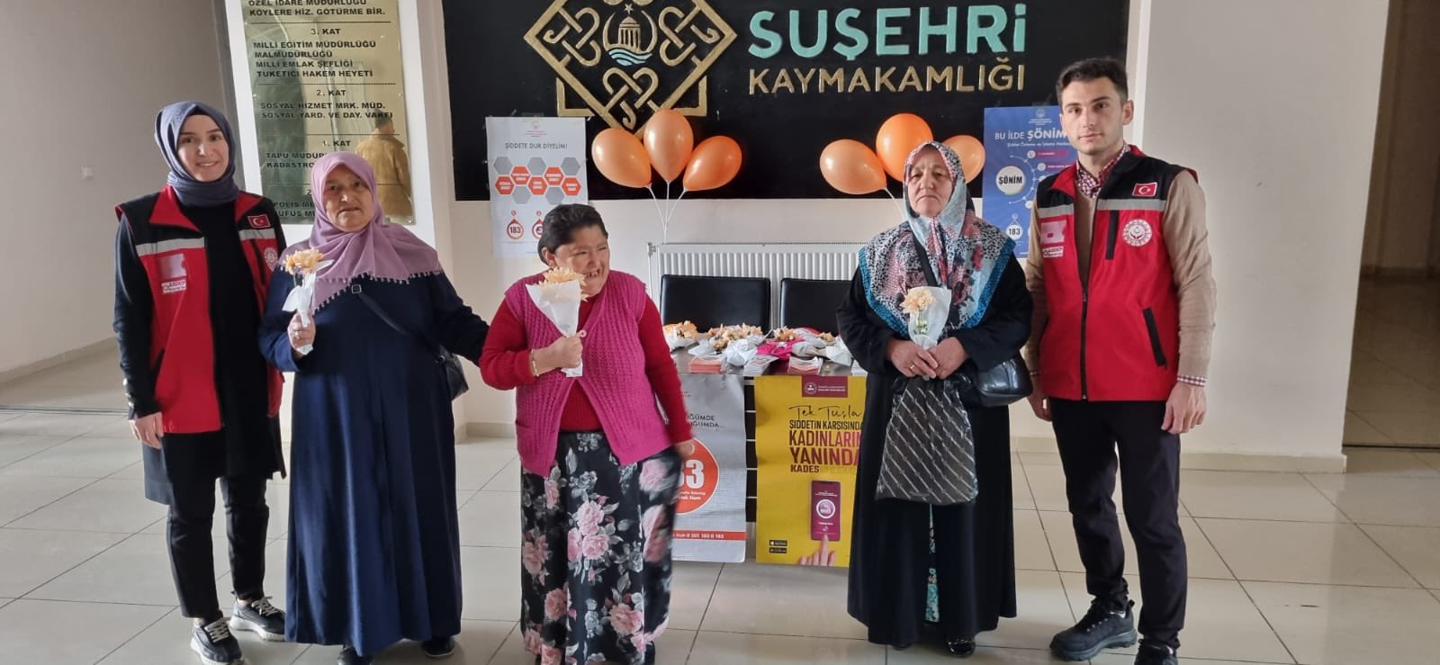 Kadına Şiddete Karşı Suşehri SHM’den Duyarlılık Adımı