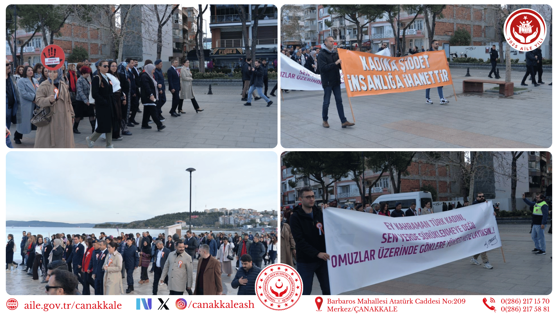 25 Kasım Kadına Yönelik Şiddete Karşı Uluslararası Mücadele Günü Farkındalık Programı