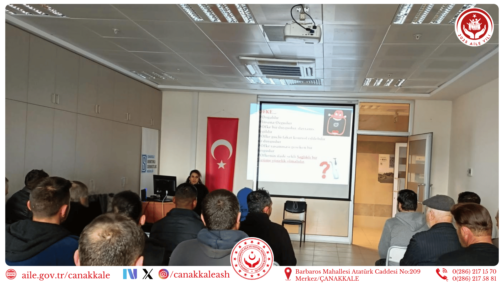 Öfke Kontrolü Eğitimi Denetimli Serbestlik