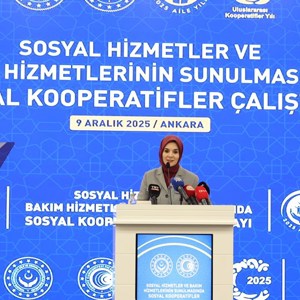 Bakanımız Göktaş "Sosyal Hizmetler ve Bakım Hizmetlerinin Sunulmasında Sosyal Kooperatifler Çalıştayı"nda konuştu - fotoğraf 2