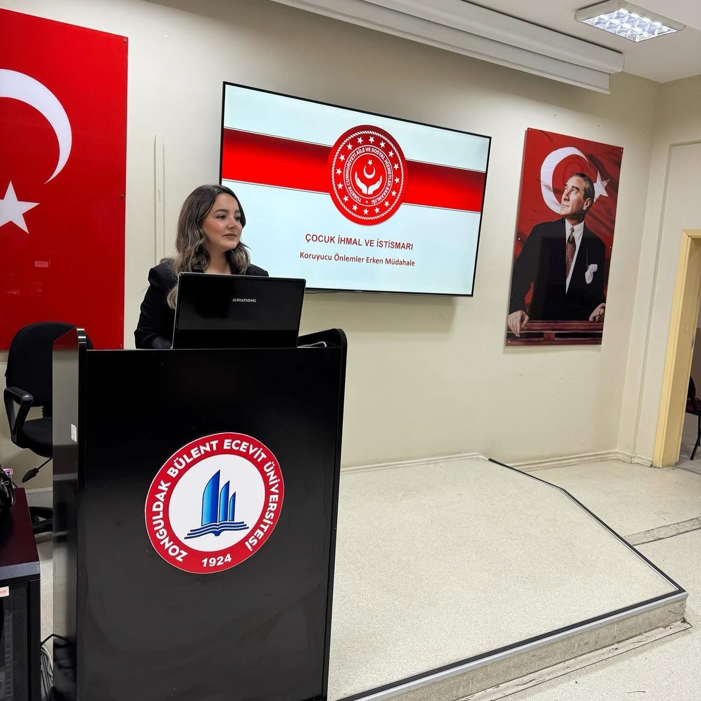 Çocuk İhmal ve İstismarında Koruyucu Önlemler ve Erken Müdahale konulu eğitim verilmiştir.