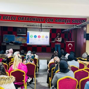 İMKB Belde Ortaokulu velilerine “Teknoloji Bağımlılığı” eğitimi  - fotoğraf 1