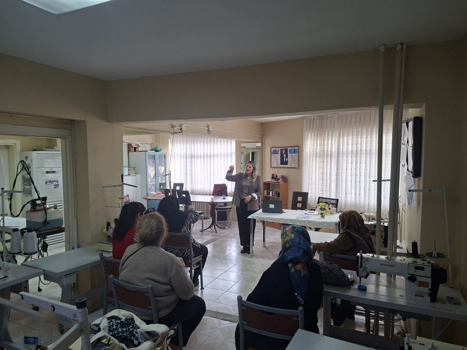 Kadına Yönelik Şiddetle Mücadele Eğitimi Verildi.