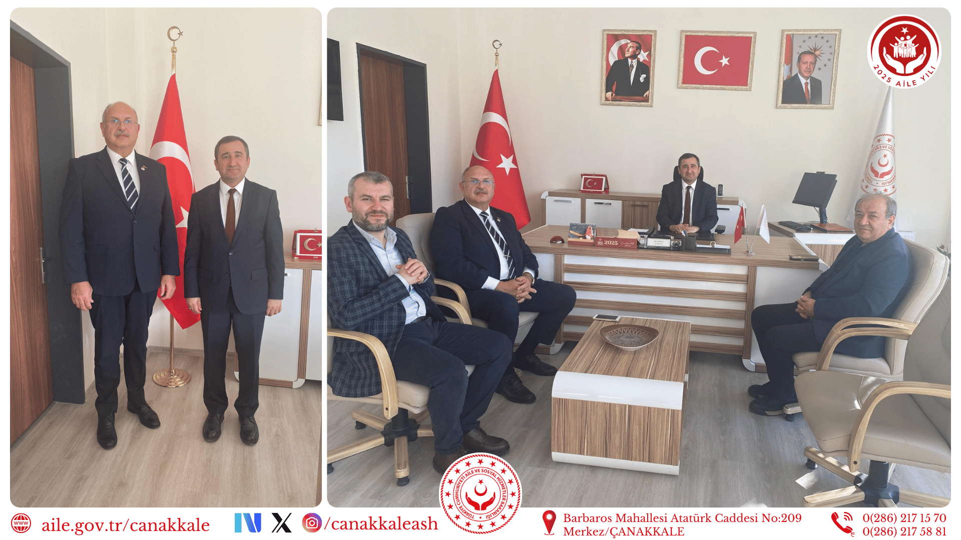 Tüm Emlak Danışmanları Birliği Çanakkale İl Başkanı Ziyareti