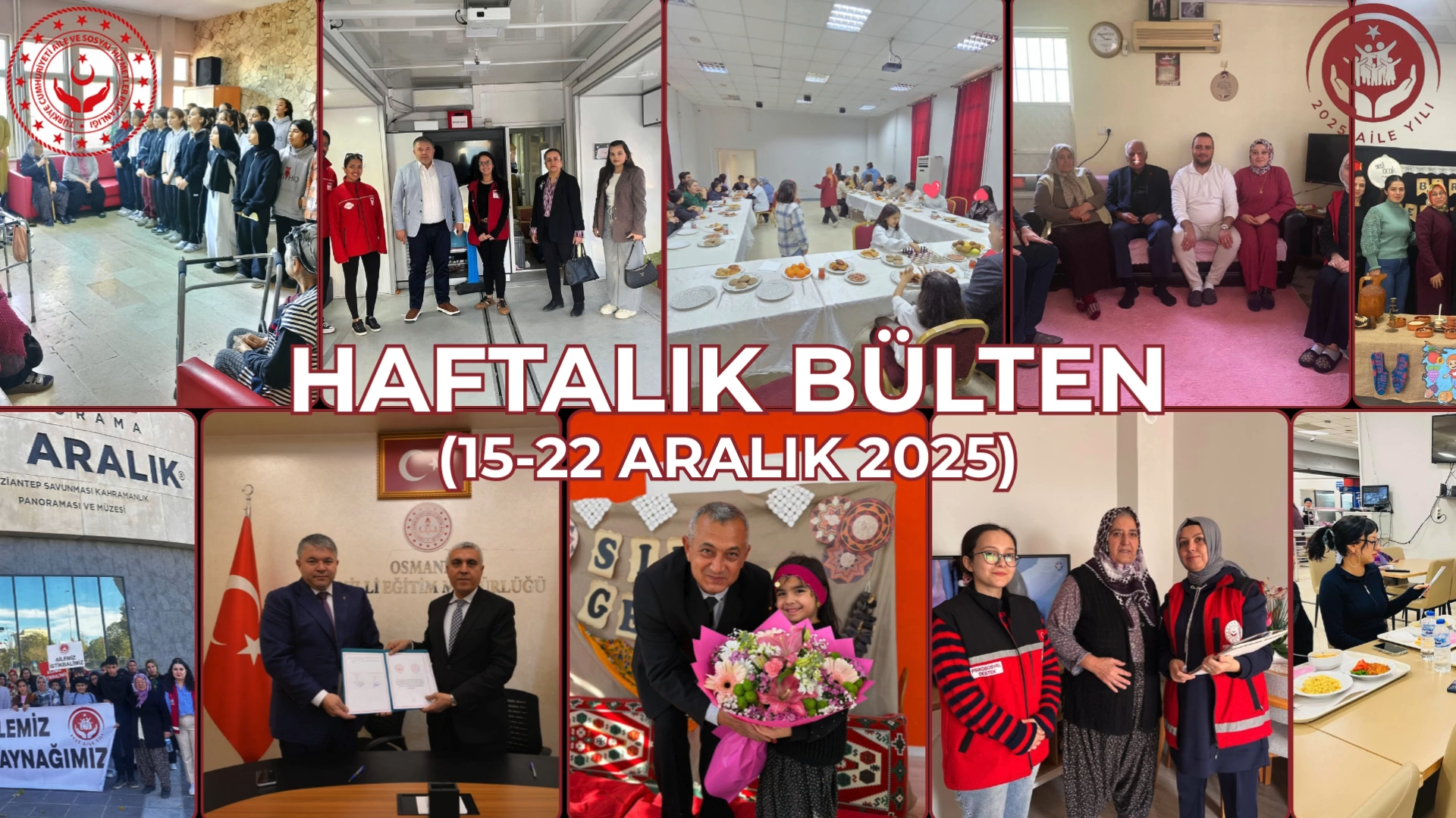  15 – 22 Aralık 2025 Haftası Faaliyetlerimiz