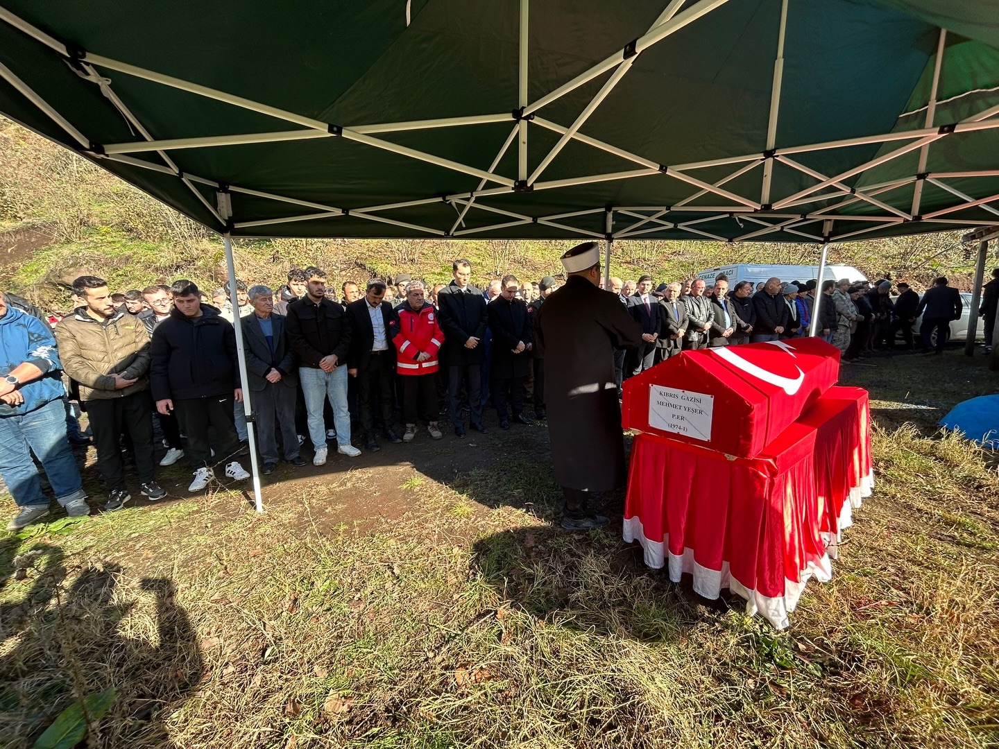 Gazimiz Mehmet YEŞER Askeri Törenle Son Yolculuğuna Uğurlandı