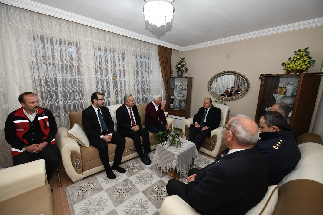 Valimiz Sayın Meftun Dallı'dan Gazimiz Mehmet Böyükoğlu'na Ziyaret