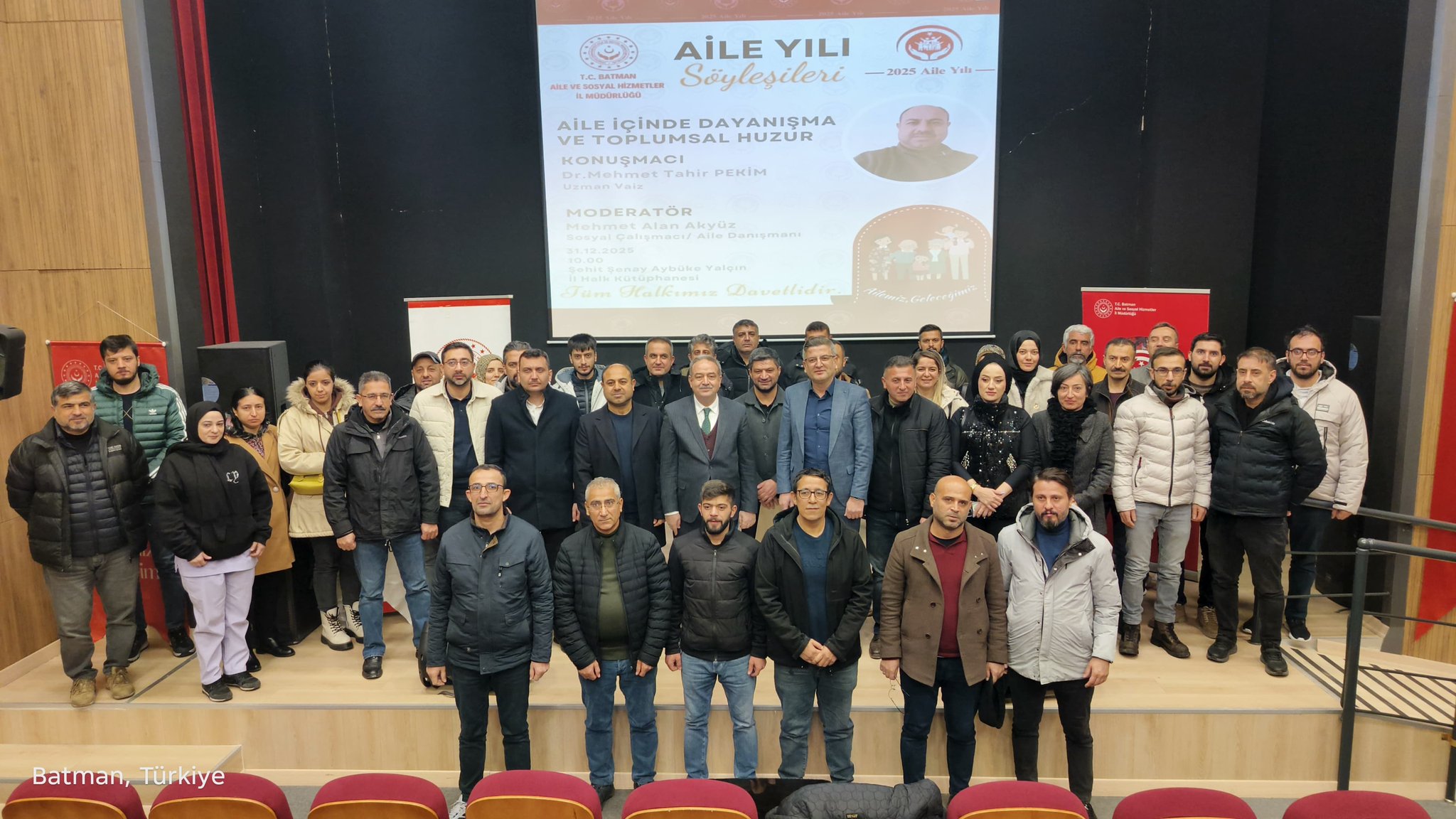 “Aile İçinde Dayanışma ve Toplumsal Huzur” konulu söyleşi