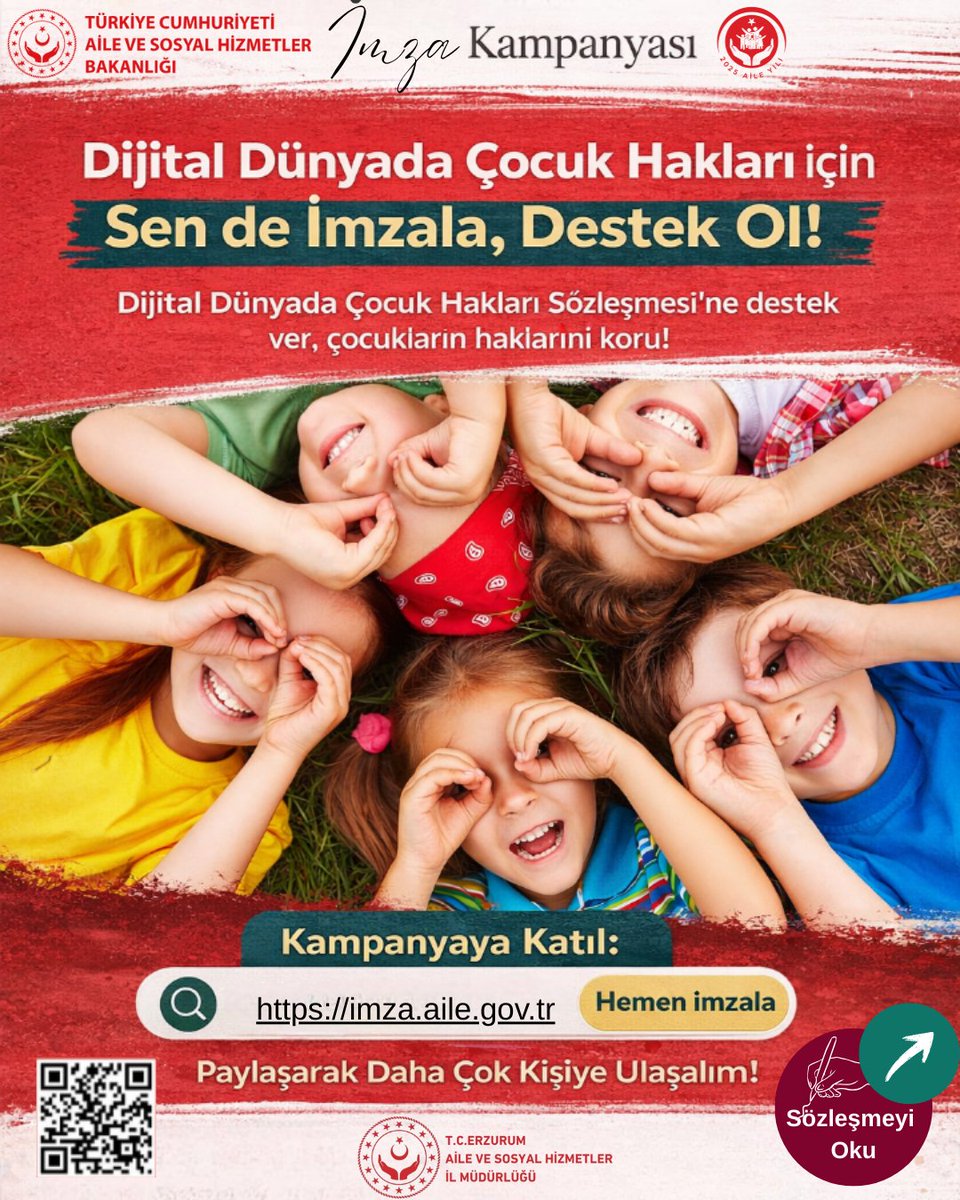 Dijital Dünyada Çocuk Hakları Sözleşmesi'ne Destek Çağrısı