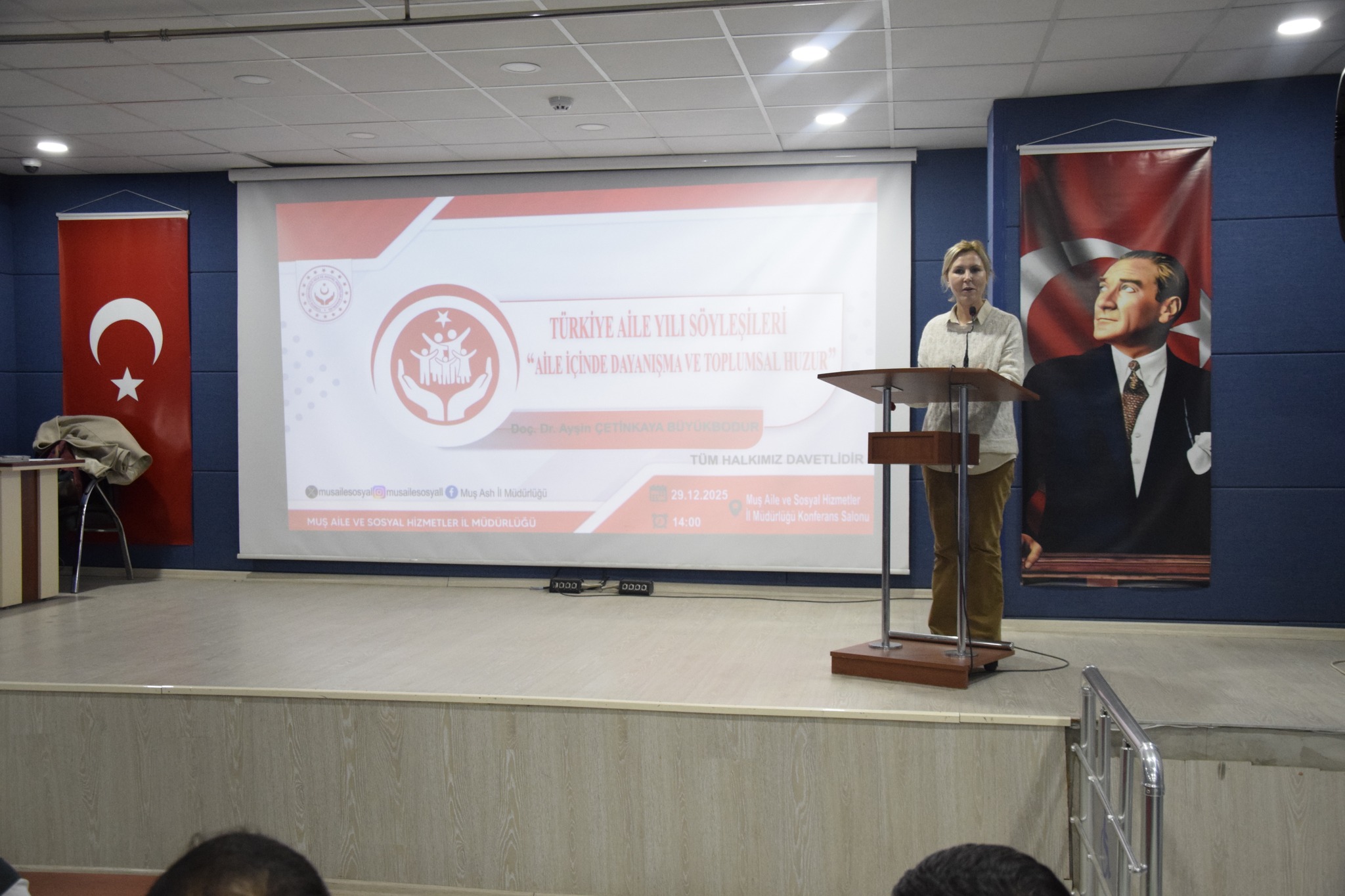 “Aile İçinde Dayanışma ve Toplumsal Huzur” Konulu Söyleşi Gerçekleştirildi