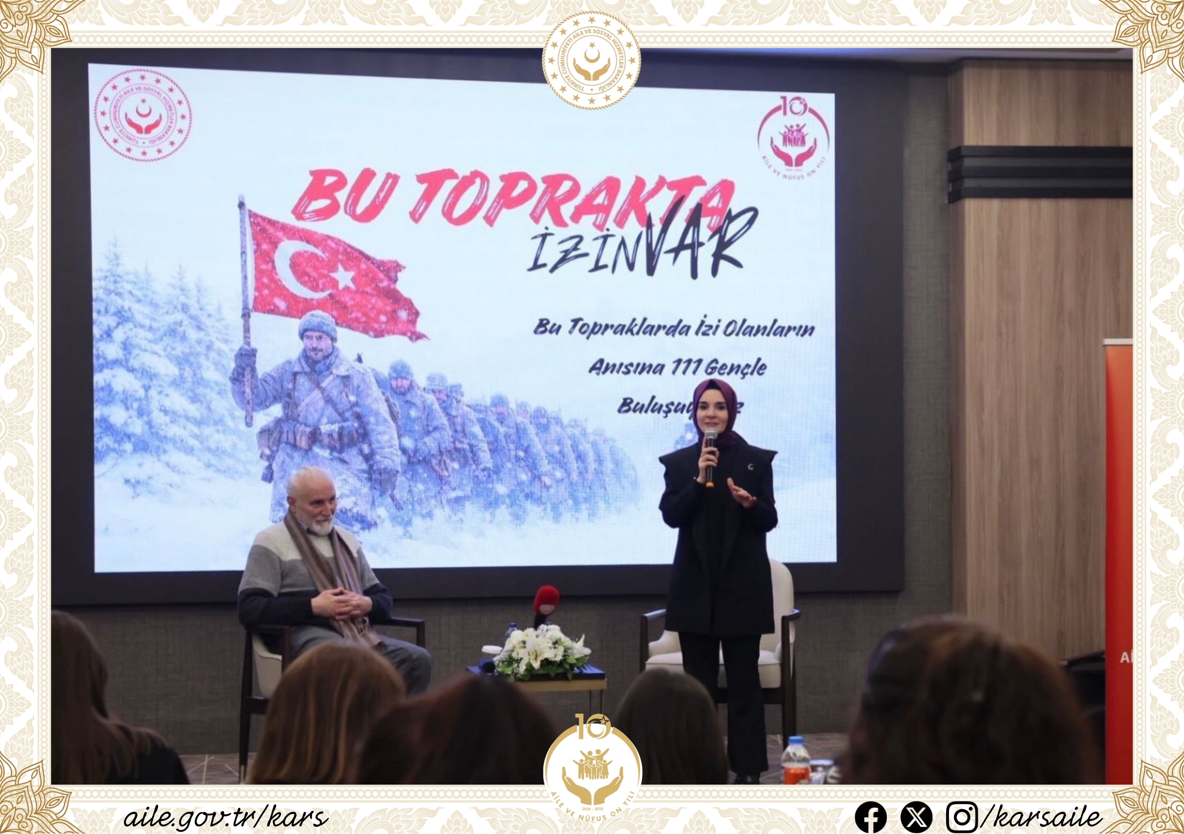 📍 Sarıkamış Şehitlerini Anma – Gençlerle Söyleşi Programı