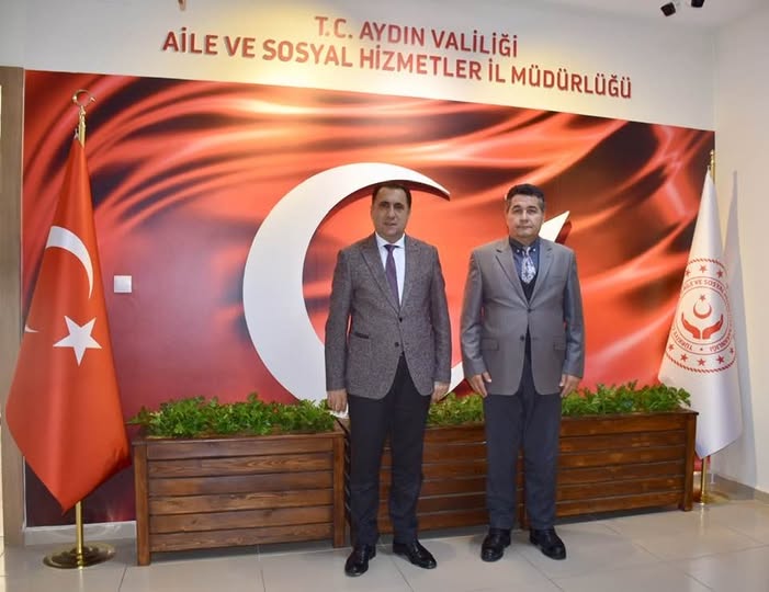 Aydın Denetimli Serbestlik İl Müdürü Nedim Kılıç, İl Müdürümüz İlkay Türkoğlu’na hayırlı olsun ziyaretinde bulundu.