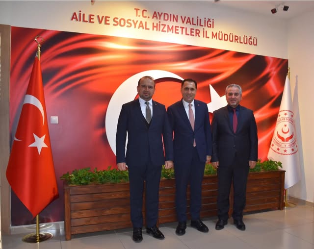 İl Sağlık Müdürü Sayın Dr. Eser Şenkul ve Aydın İl Müftüsü Sayın Hasan Güneş, İl Müdürümüze Ziyareti