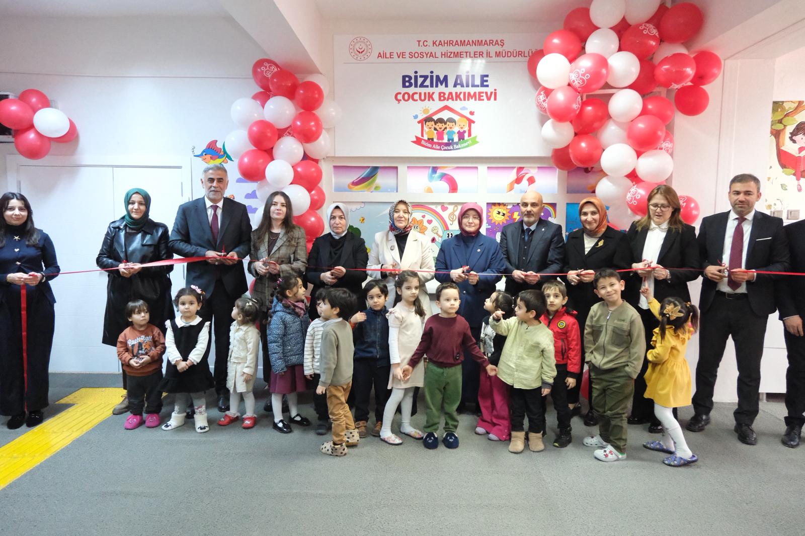  Bakan Yardımcımız Sn. Leman Yenigün, Bizim Aile Çocuk Bakımevinin açılışını gerçekleştirdi.
