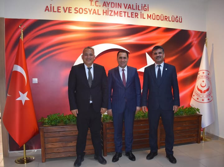 Aydın Orman İşletme Müdürü Sayın Engin Evcin ve Aydın Meteoroloji İl Müdürü Sayın Cumhur Aykut Çolakoğlu, İl Müdürümüze Ziyareti