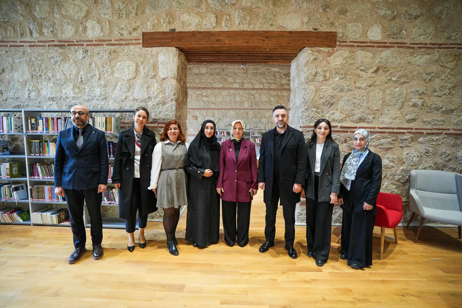 Bakan Yardımcımız Sayın Leman Yenigün ve İl Müdürümüz Sayın Ömer Turan “Yüreğimdeki Cevher” projesi kapsamında Sergi Açılışına Katıldı