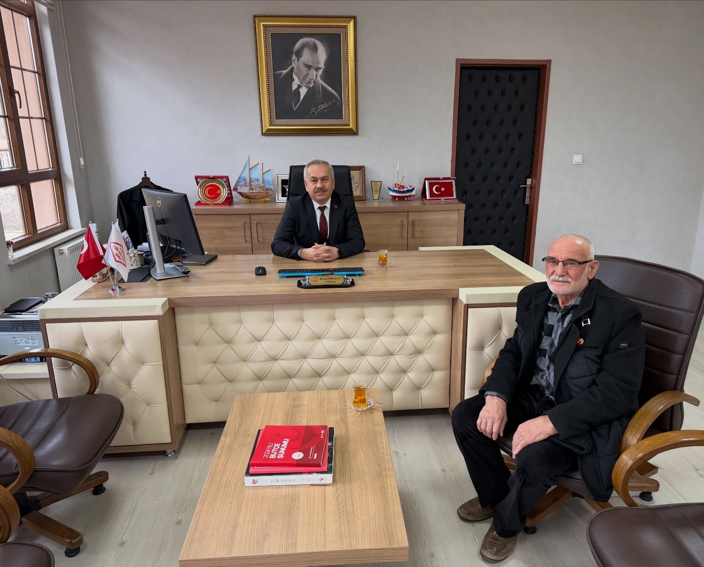 Kıbrıs Gazimiz Ekrem Kayku'dan İl Müdürümüze Ziyaret