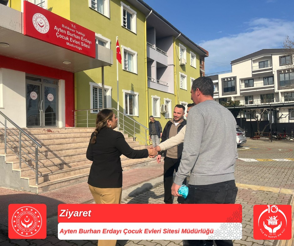İl Müdürümüz Sayın Emine BÖÇKÜN, Ayten Burhan Erdayı Çocuk Evleri Sitesi Müdürlüğümüzü Ziyaret Etti