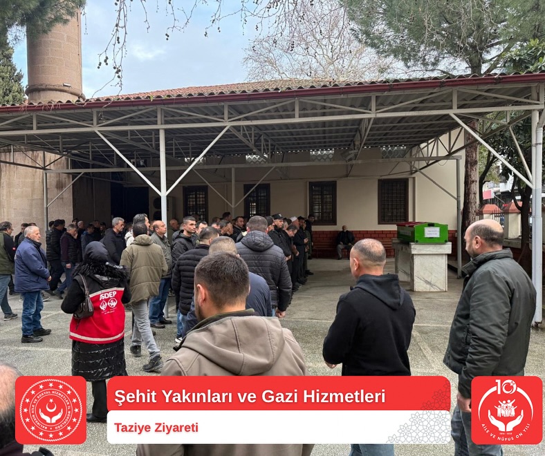 Kıbrıs Gazimiz Sezai ERGÜN’in Cenaze Törenine Katılım Sağladık