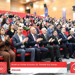 Kredi ve Yurtlar Kurumu 10. Tematik Kış Kampı Açılış Programı Gerçekleştirildi - fotoğraf 1