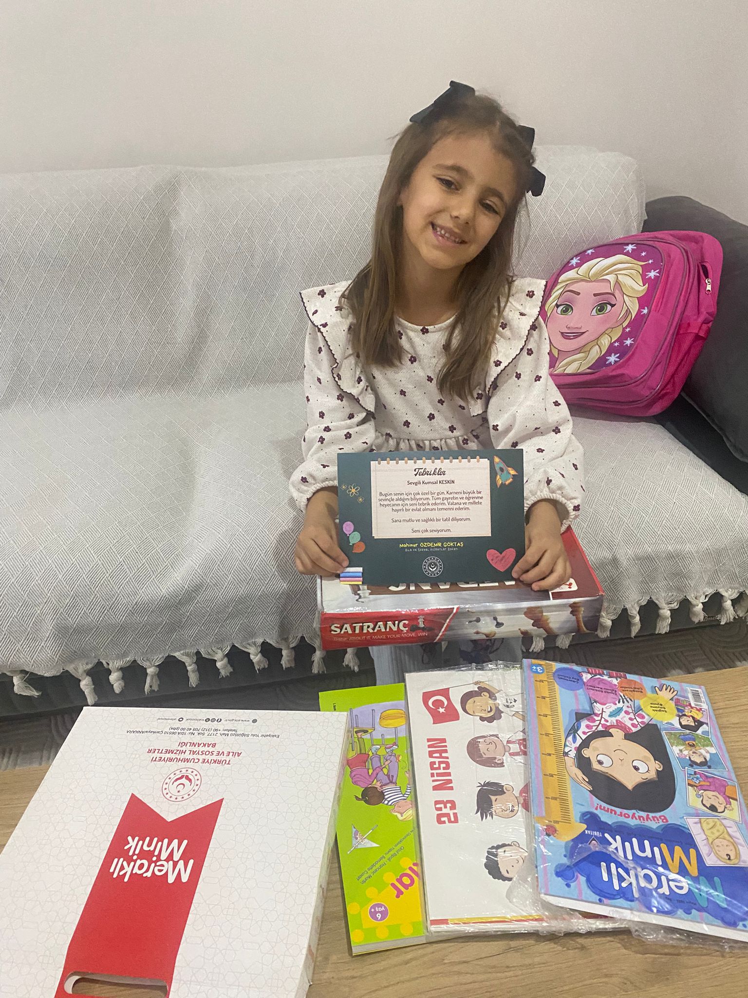 Şehidimizin Emaneti Kumsal Evladımızın Karne Sevincine Ortak Olundu