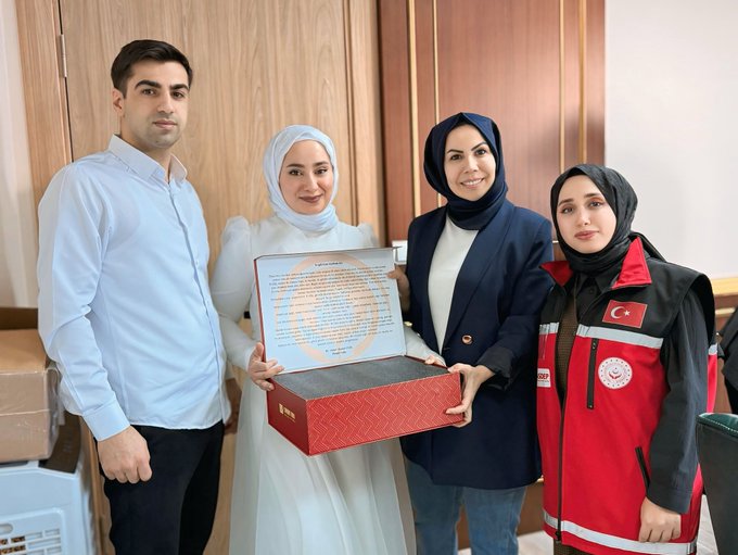 Evlenecek çiftlerin desteklenmesi projesi kapsamında çiftlerimizin nikahlarina katılım  gerçekleştirdik