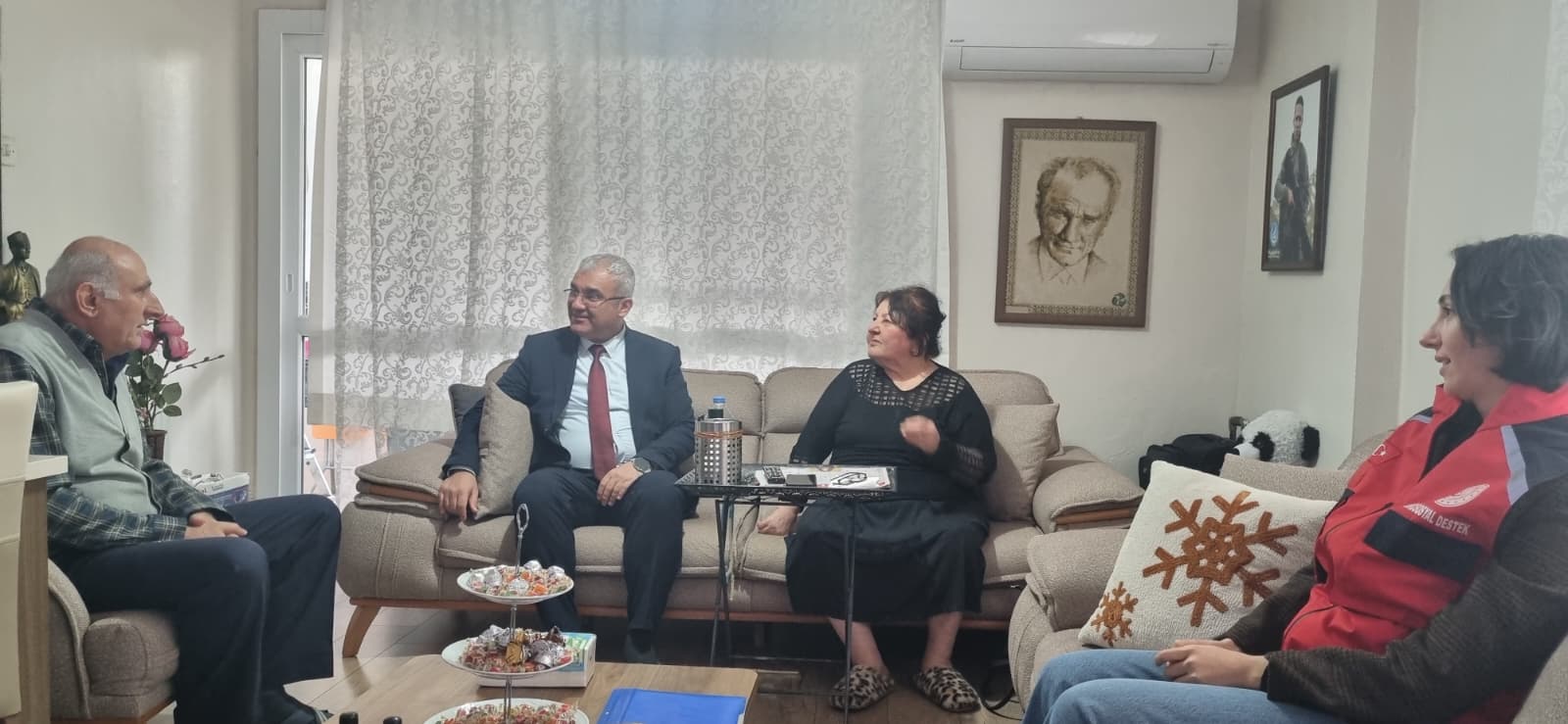 ŞEHİDİMİZ MUSTAFA TURANLI'NIN KIYMETLİ AİLESİNE ZİYARET