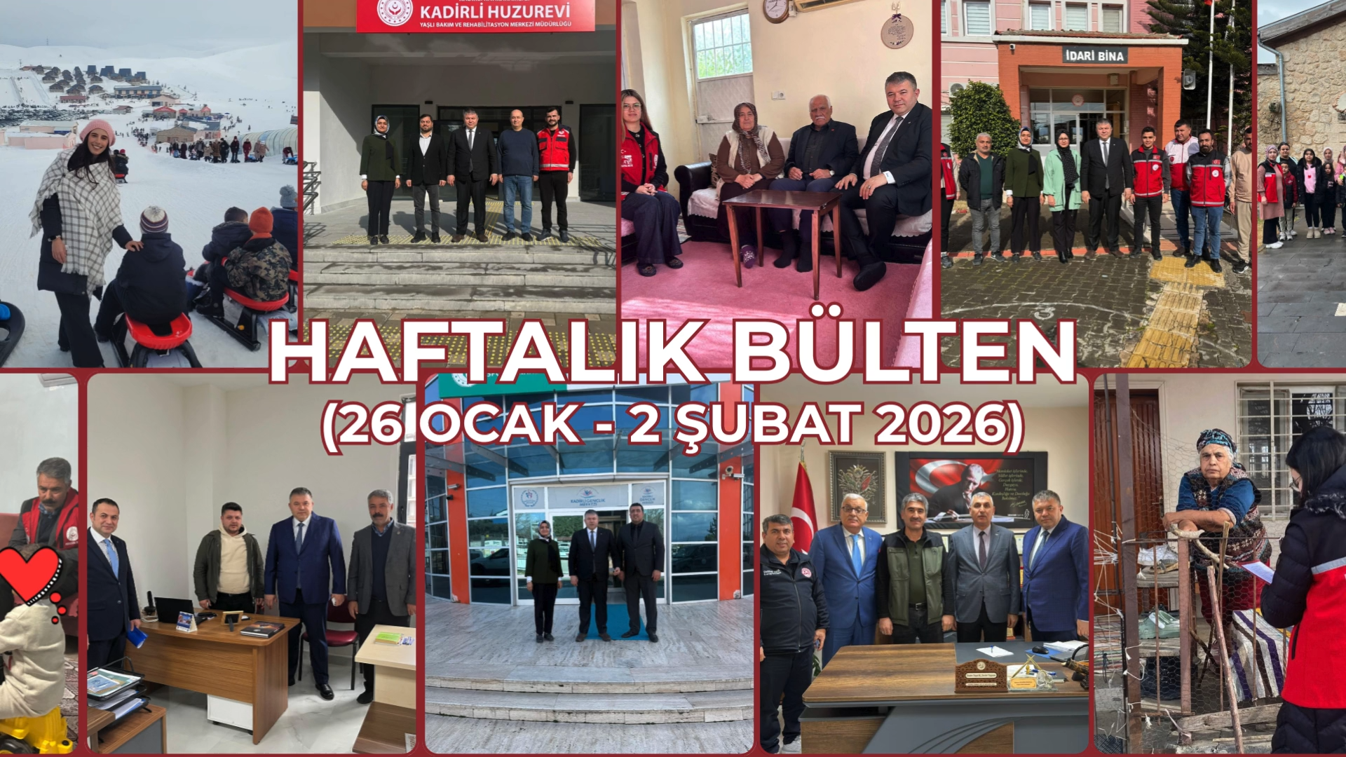 📅 26 Ocak – 2 Şubat 2026 Haftası Faaliyetlerimiz