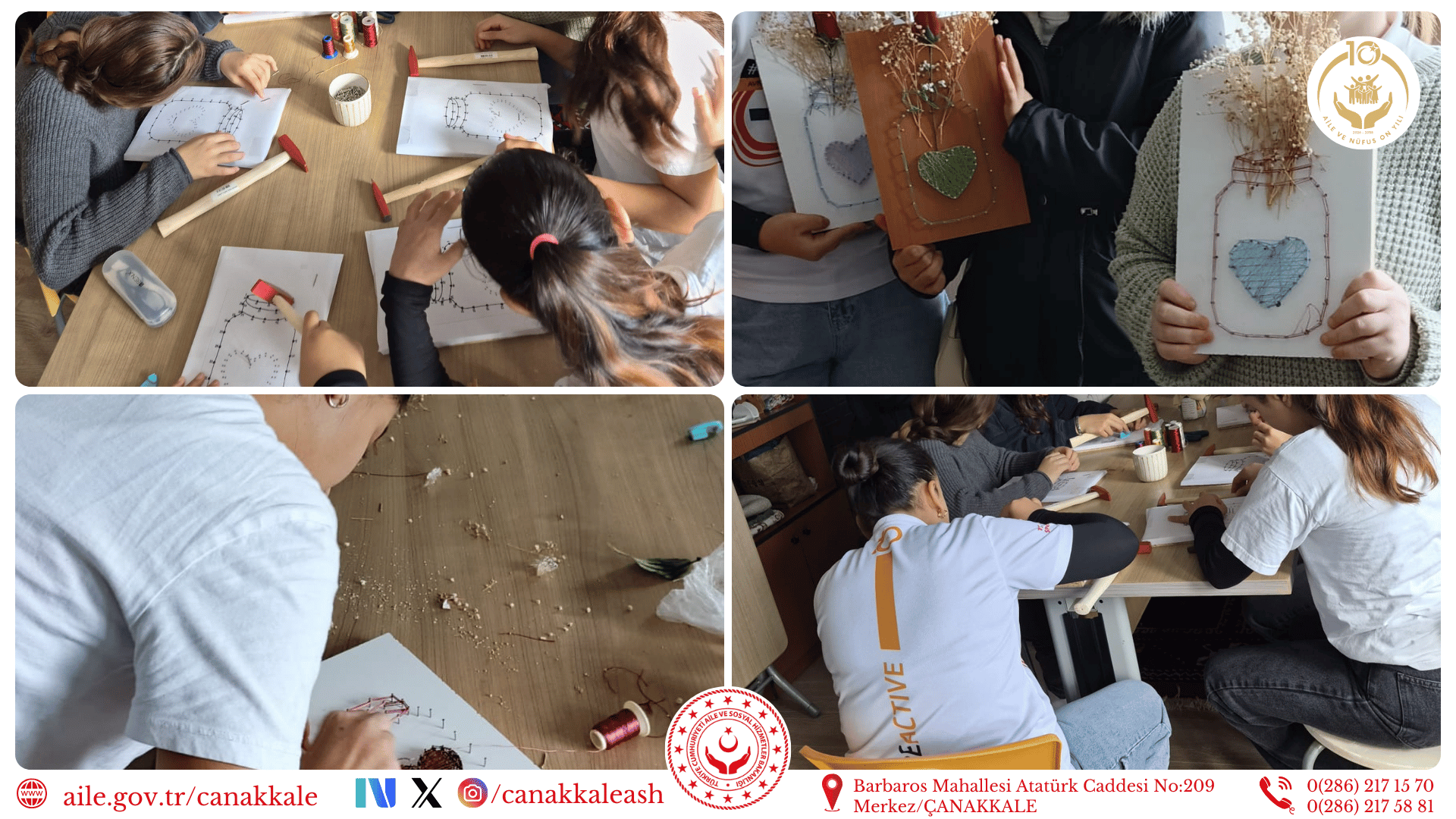 İyiliğin Çocuk Hali Projesi’nde Filografi Atölyesi