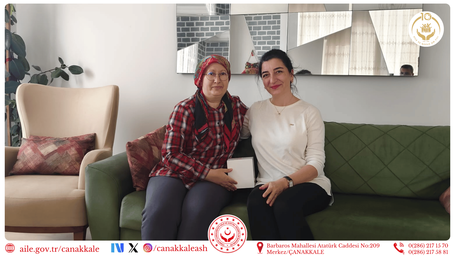 Aziz Şehidimiz Harun Tatlı'nın Kardeşi Semiha Kaya Ziyaret Edildi