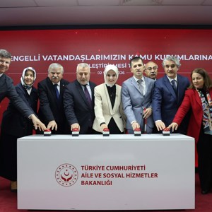 Aile ve Sosyal Hizmetler Bakanımız Göktaş, "Engelli Vatandaşların Kamu Kurumlarına Yerleştirilmesi Töreni"nde konuştu - fotoğraf 1