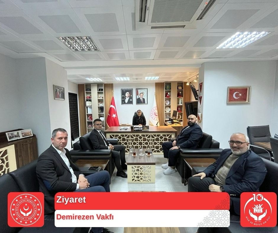 İl Müdürümüz Sayın Emine BÖÇKÜN; YİKOB İdari ve Mali İşler Müdürü Sayın Emre BULUT ve Beraberindeki Heyeti Makamında Ağırladı