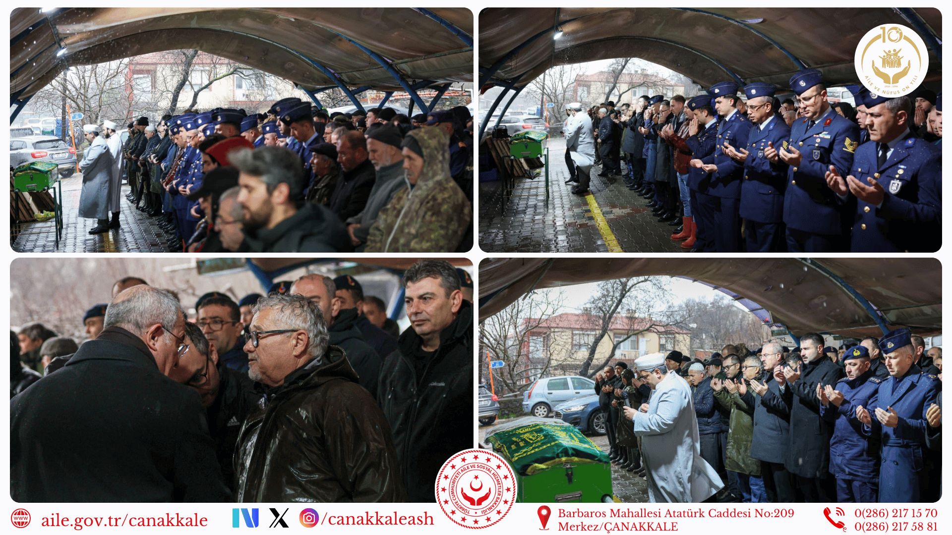 Şehidimizin Kıymetli Annesi Şerife ESEN Son Yolculuğuna Uğurlandı