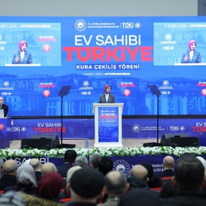 Aile ve Sosyal Hizmetler Bakanımız Göktaş, Afyonkarahisar'da TOKİ kura çekilişinde konuştu: - fotoğraf 1