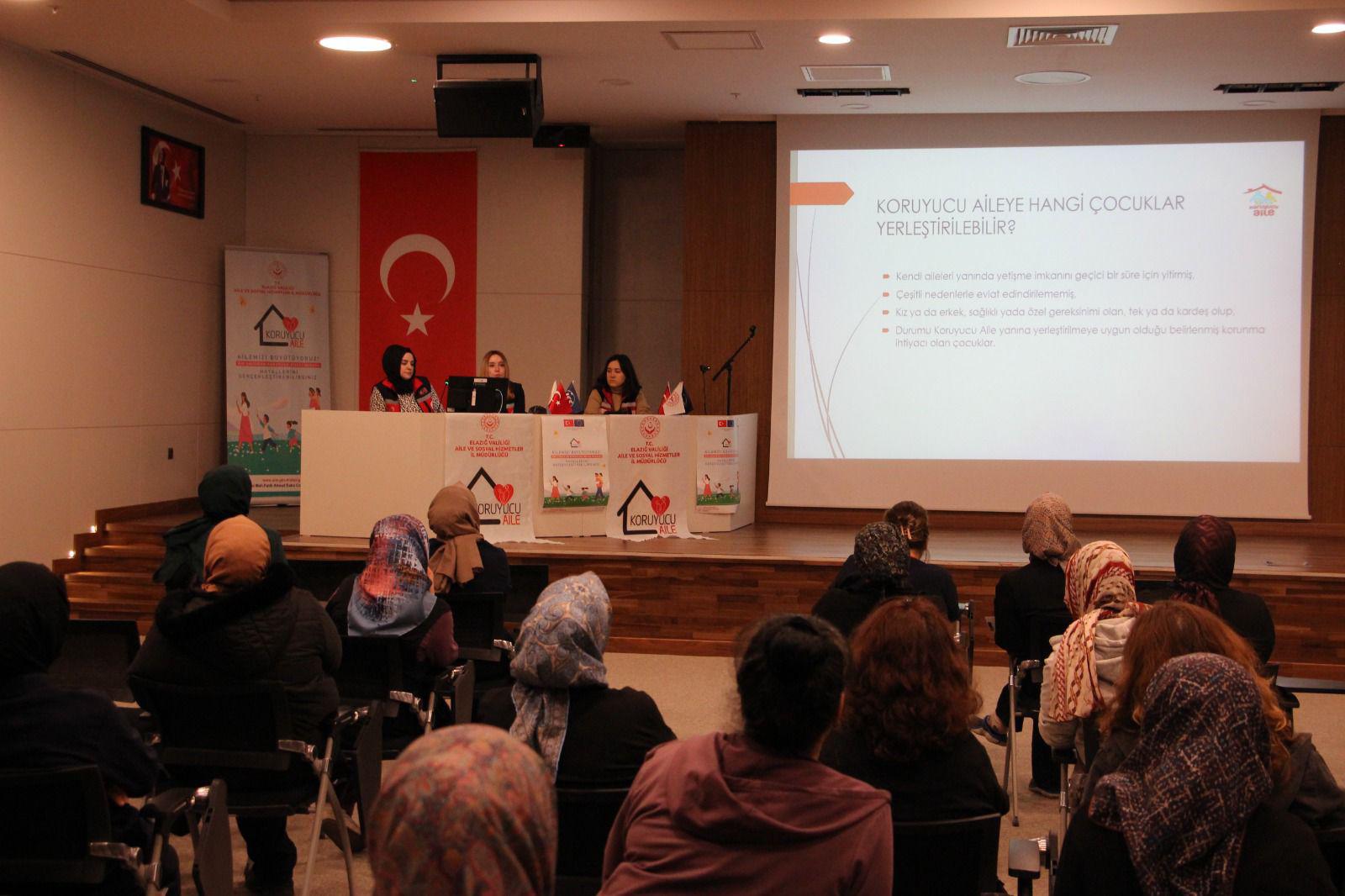 FETHİ SEKİN ŞEHİR HASTANESİ ÇALIŞANLARINA  KORUYUCU AİLE HİZMET MODELİ TANITILDI