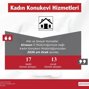 Giresun Aile ve Sosyal hizmetler İl Müdürlüğü olarak Bakanlığımız hizmetleri ilimizdeki Ocak Ayı verileri; - fotoğraf 9