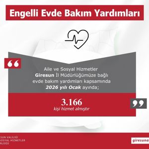 Giresun Aile ve Sosyal hizmetler İl Müdürlüğü olarak Bakanlığımız hizmetleri ilimizdeki Ocak Ayı verileri; - fotoğraf 13