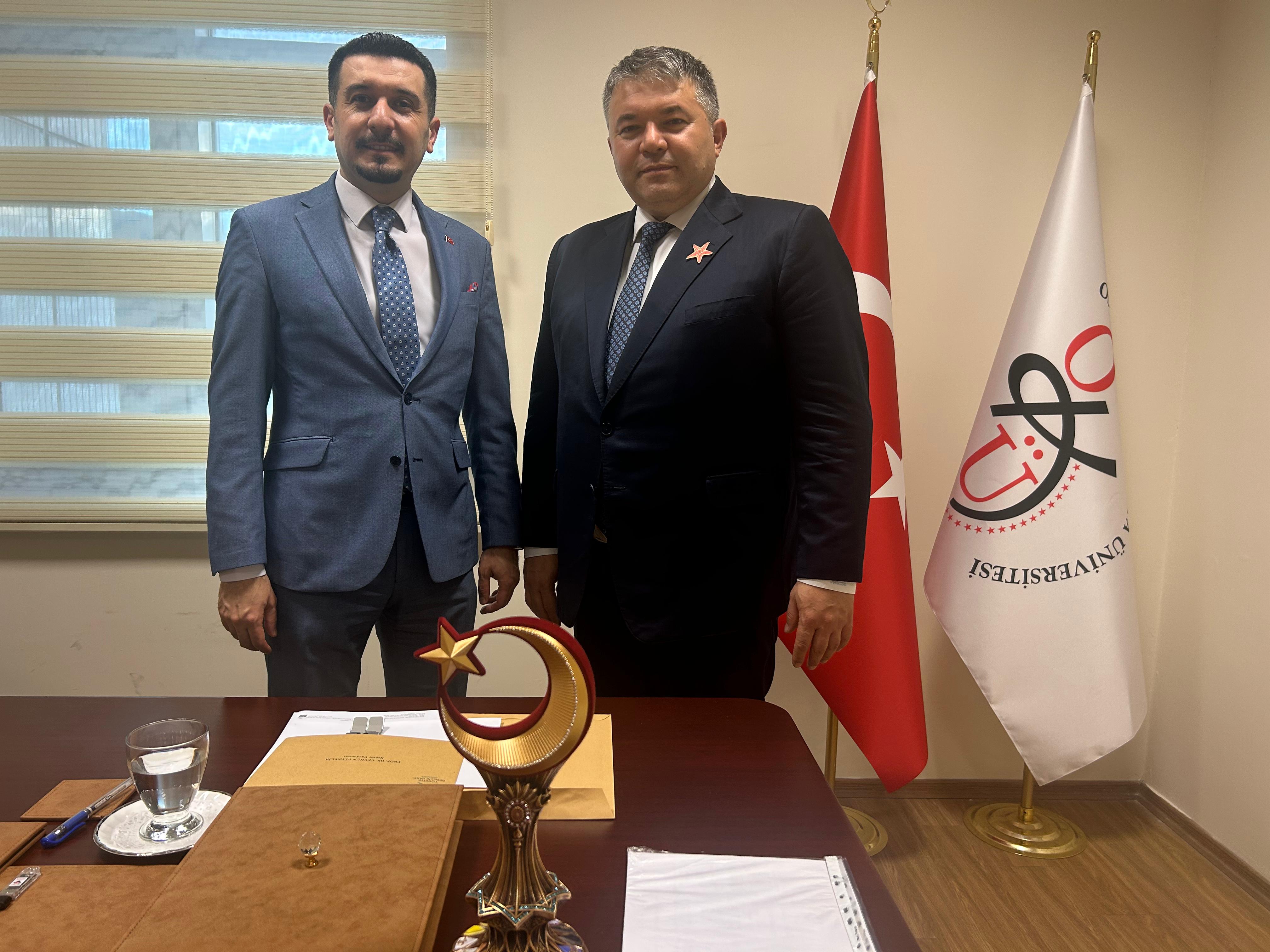 İl Müdürümüzden OKÜ Rektör Yardımcısına Ziyaret