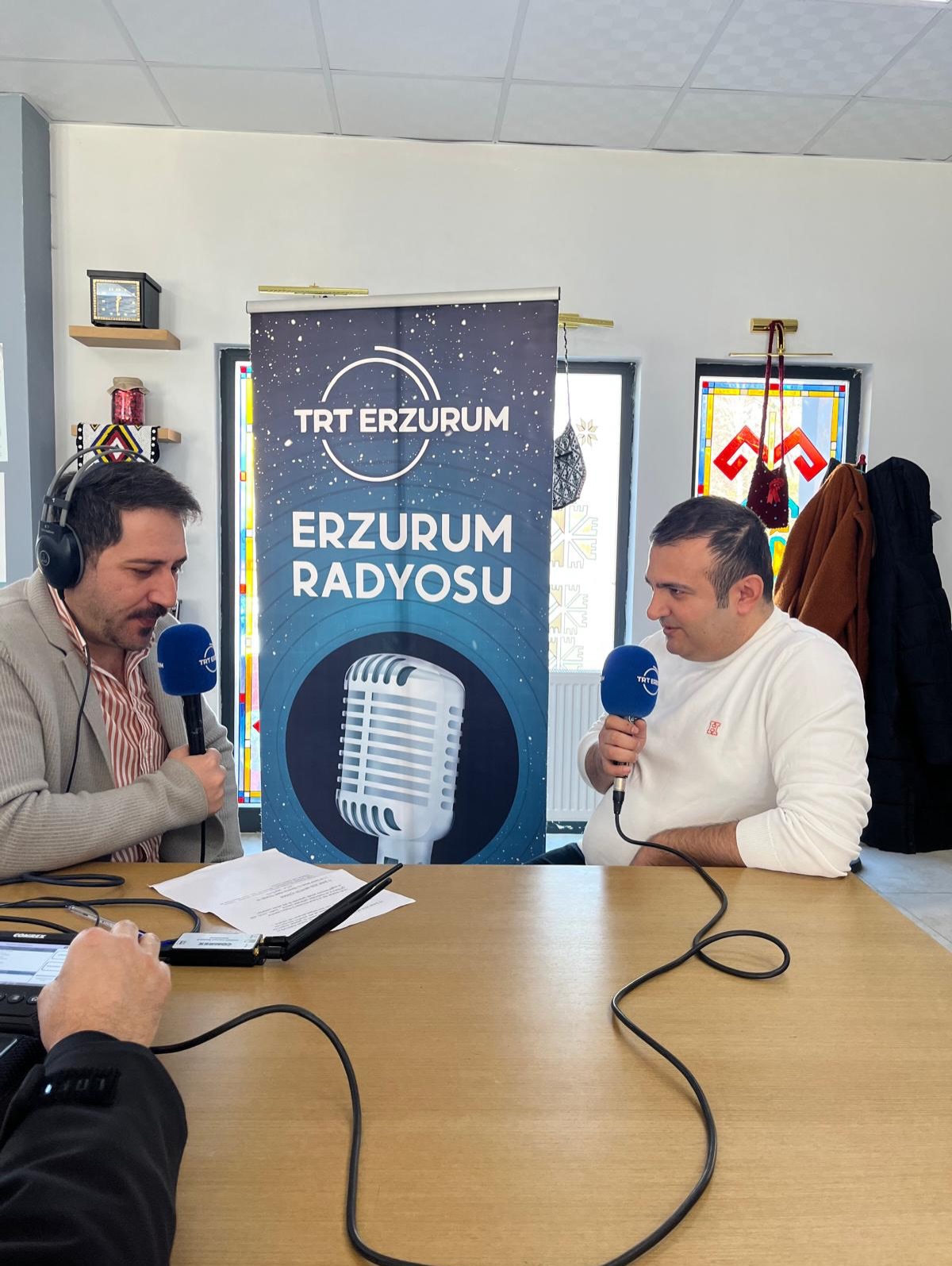 İl Müdürümüz Mahmut ÇETİNKAYA, TRT Erzurum Radyosu’na katıldı