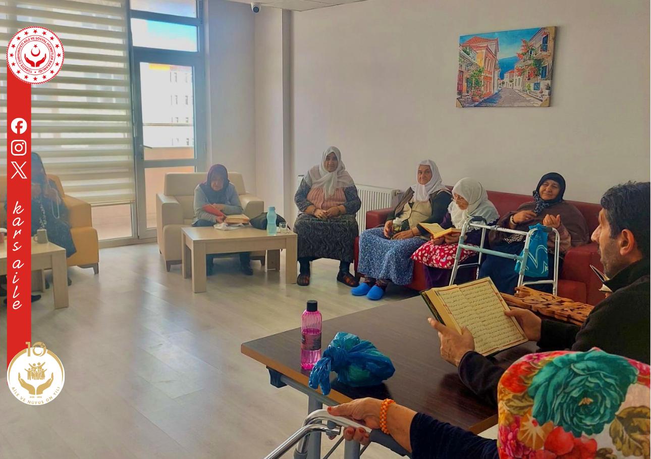 📍 Huzurevimizde Ramazan Mukabelesi Başladı